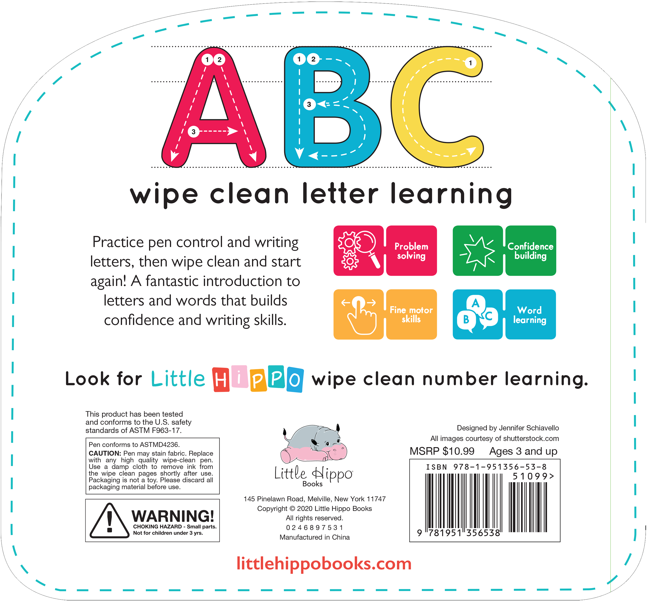 Little Hippo Books - Write & Wipe ABC