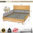 Elara Solid Wood Bed Frame