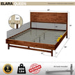 Elara Solid Wood Bed Frame