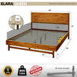 Elara Solid Wood Bed Frame