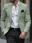 Men's Casual Light Business Suit Jacket – Slim Fit, 2 Colors, S–XXL
