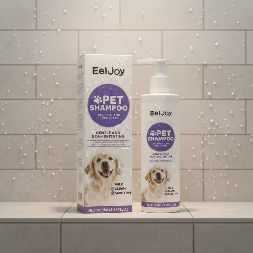 Eel Joy Lemongrass & Aloe Pet Shampoo for Dogs & Cats – Deodorizing & Moisturizing Formula (100ml)