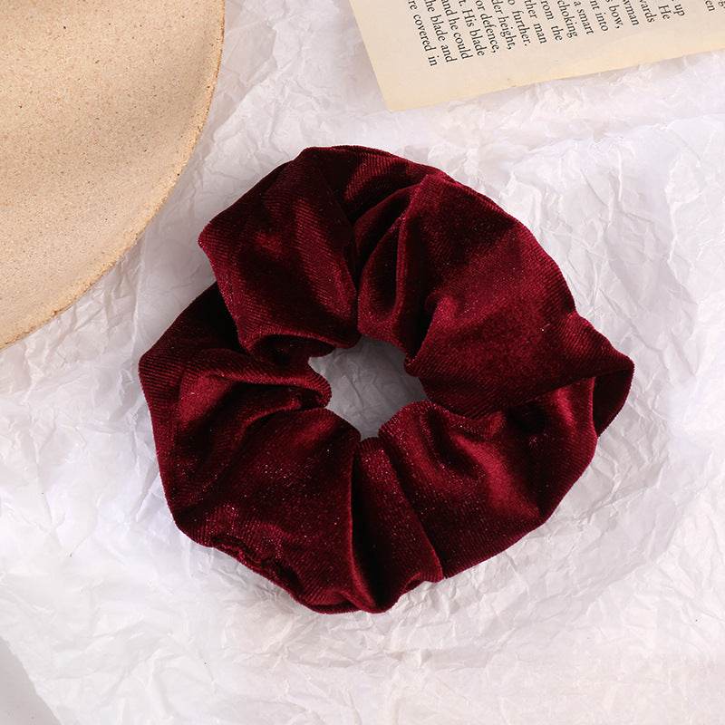 Fashion Velvet Scrunchies for Hair Ponytail Holder