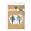 Winter Trees Rubber Pre Cut Rubber Stamp Set by Andy Skinner