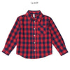 西松屋 ELFINDOLL CLASSIC ビエラチェック柄長袖シャツ 正規品