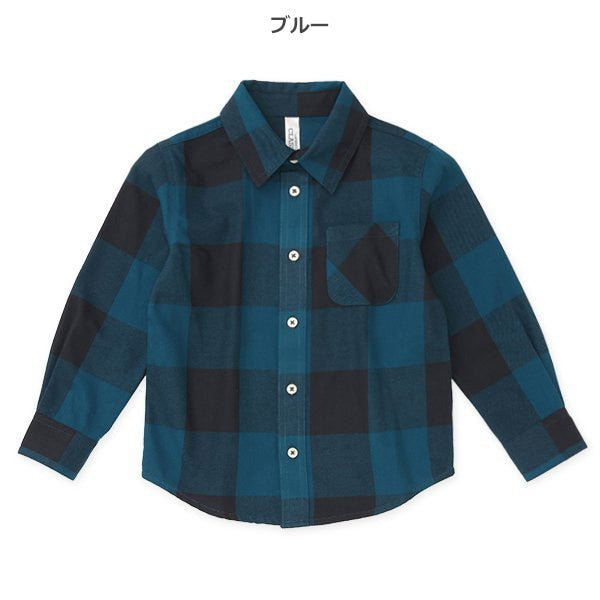 西松屋 ELFINDOLL CLASSIC ビエラチェック柄長袖シャツ 正規品