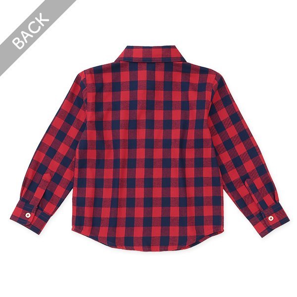 西松屋 ELFINDOLL CLASSIC ビエラチェック柄長袖シャツ 正規品