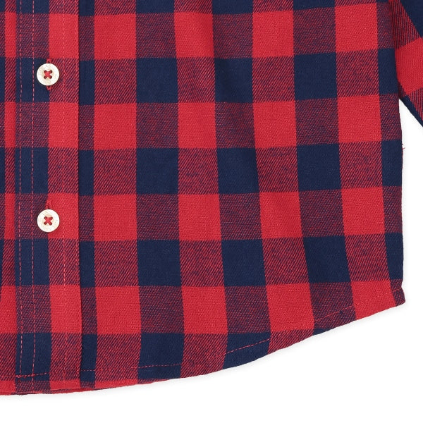 西松屋 ELFINDOLL CLASSIC ビエラチェック柄長袖シャツ 正規品