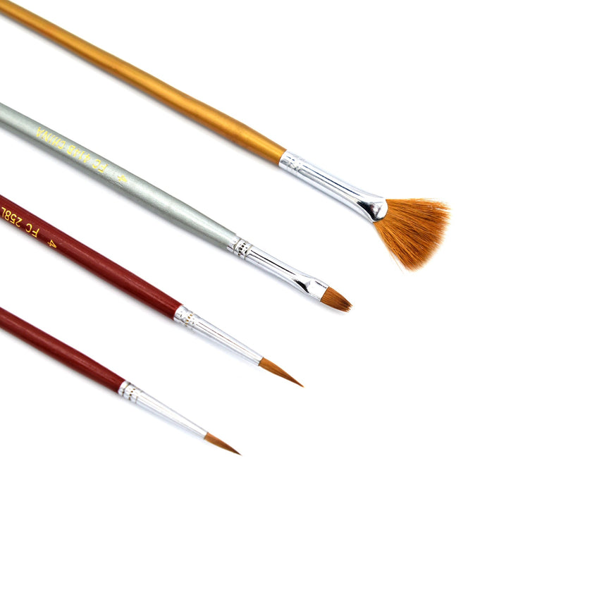 Luxe Bulge - Pure Red Sable Brush with Long Handle