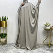 Batwing Sleeve Plain Abaya for ArabArab Women Eid Jalabiya for Women Islamic Wear for Women