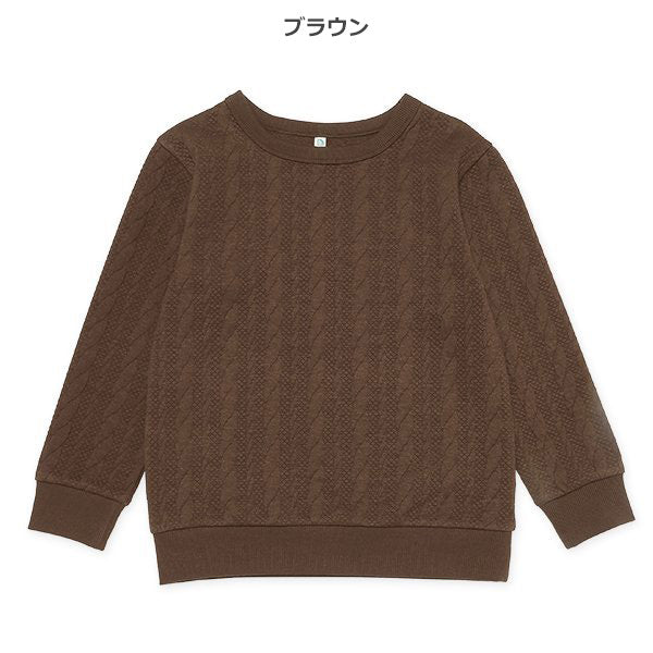 西松屋 ELFINDOLL ケーブルキルトトレーナー 正規品