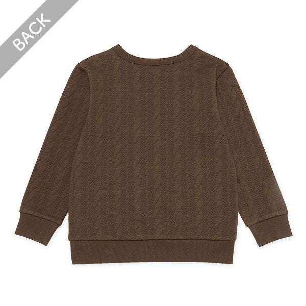 西松屋 ELFINDOLL ケーブルキルトトレーナー 正規品