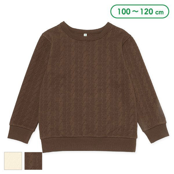 西松屋 ELFINDOLL ケーブルキルトトレーナー 正規品