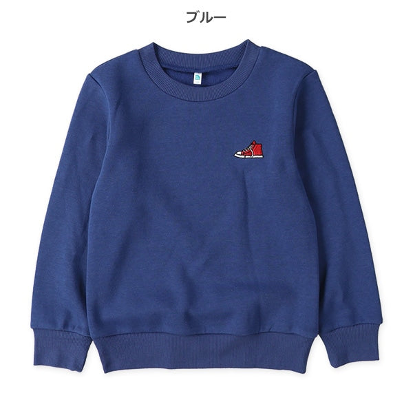 西松屋 ELFINDOLL 裏起毛胸ワンポイント刺繍トレーナー 正規品