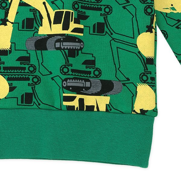 西松屋 ELFINDOLL 裏起毛はたらくくるま総柄トレーナー 正規品