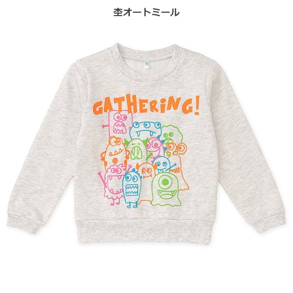 西松屋 ELFINDOLL 裏起毛モンスター集合トレーナー 正規品