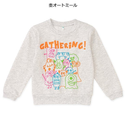 西松屋 ELFINDOLL 裏起毛モンスター集合トレーナー 正規品