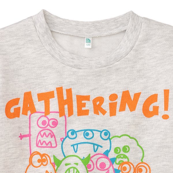 西松屋 ELFINDOLL 裏起毛モンスター集合トレーナー 正規品