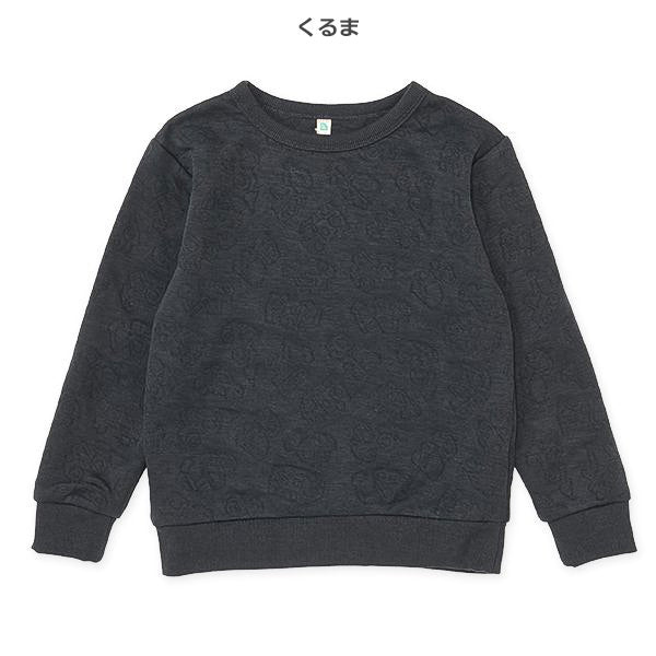 西松屋 ELFINDOLL キルト恐竜・くるまトレーナー 正規品