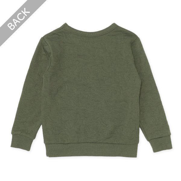 西松屋 ELFINDOLL キルト恐竜・くるまトレーナー 正規品