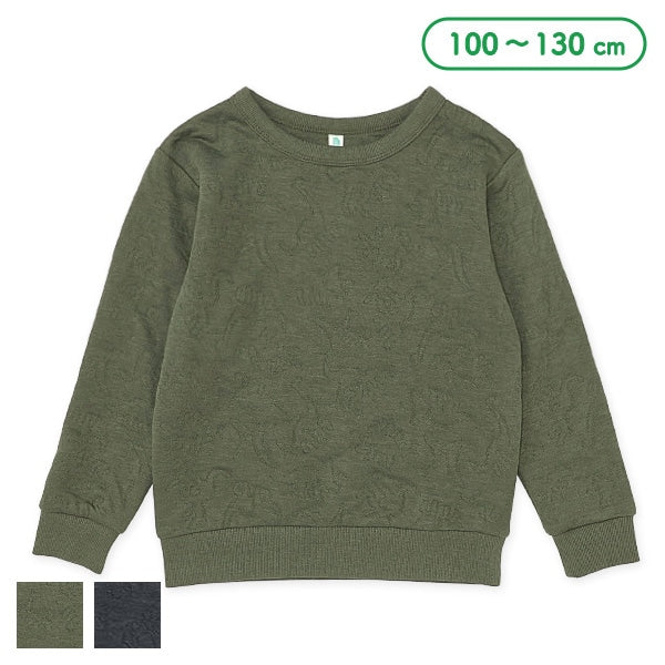 西松屋 ELFINDOLL キルト恐竜・くるまトレーナー 正規品