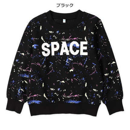 西松屋 ELFINDOLL 裏起毛ペイントロゴトレーナー 正規品