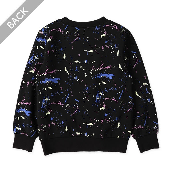 西松屋 ELFINDOLL 裏起毛ペイントロゴトレーナー 正規品