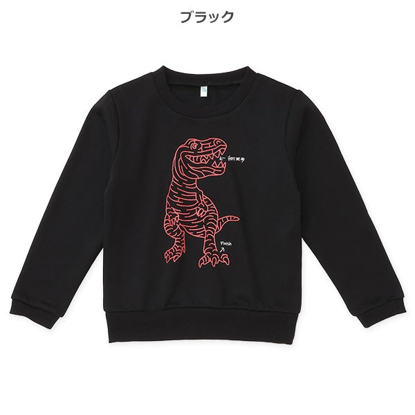 西松屋 ELFINDOLL 裏起毛恐竜迷路トレーナー 正規品