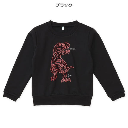 西松屋 ELFINDOLL 裏起毛恐竜迷路トレーナー 正規品