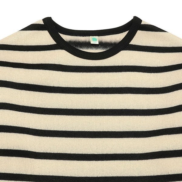 西松屋 ELFINDOLL 裏起毛ニットソーボーダートレーナー 正規品