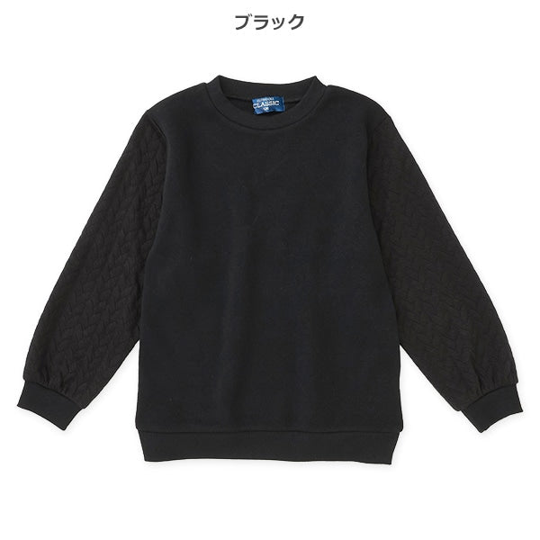 西松屋 ELFINDOLL CLASSIC 裏起毛袖ジャガード柄トレーナー 正規品