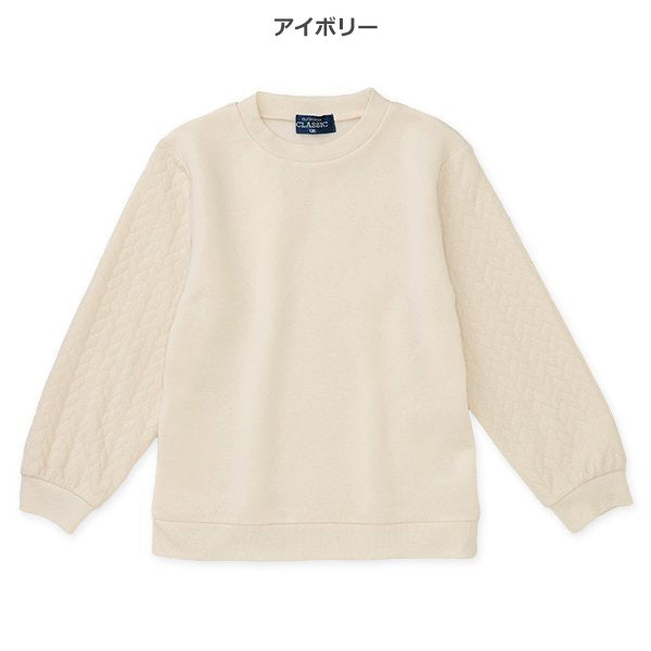 西松屋 ELFINDOLL CLASSIC 裏起毛袖ジャガード柄トレーナー 正規品