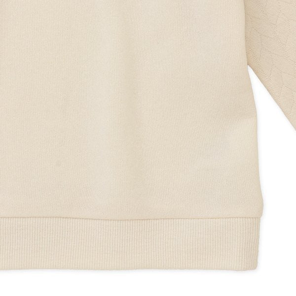 西松屋 ELFINDOLL CLASSIC 裏起毛袖ジャガード柄トレーナー 正規品