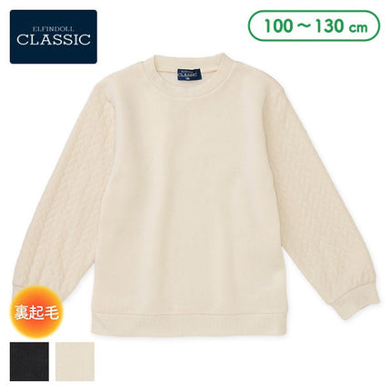 西松屋 ELFINDOLL CLASSIC 裏起毛袖ジャガード柄トレーナー 正規品