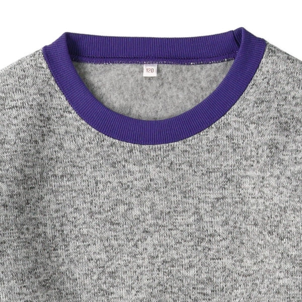 西松屋 ELFINDOLL 裏起毛ニット風杢トレーナー 正規品