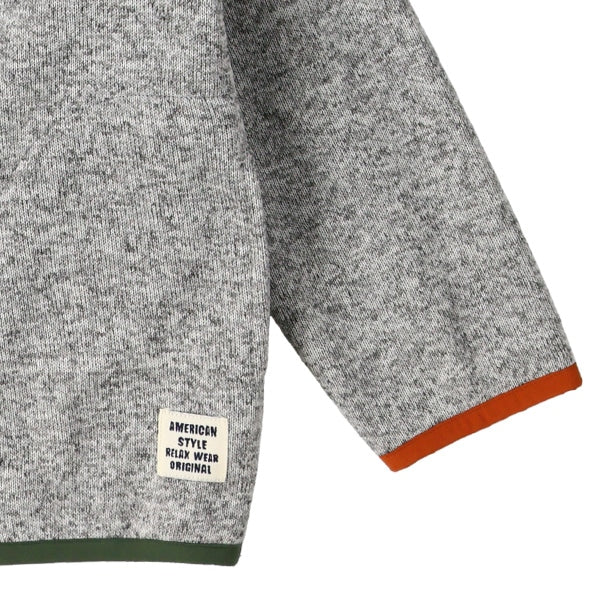 西松屋 ELFINDOLL 裏起毛ニット風杢トレーナー 正規品