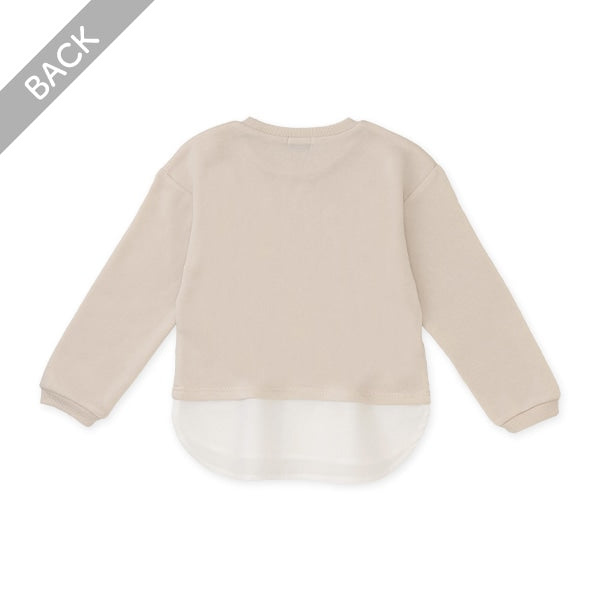 西松屋 ELFINDOLL CLASSIC 裏起毛裾切り替えトレーナー 正規品