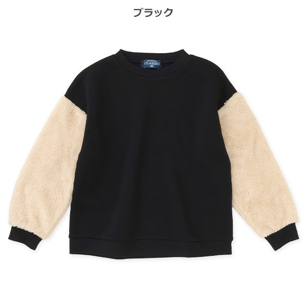 西松屋 ELFINDOLL CLASSIC 裏起毛袖ボアトレーナー 正規品