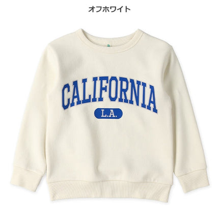 西松屋 ELFINDOLL 裏起毛カレッジプリントトレーナー 正規品