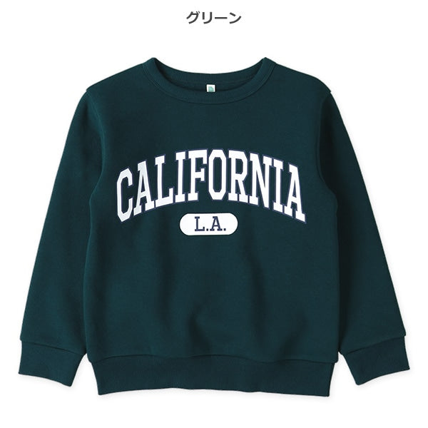 西松屋 ELFINDOLL 裏起毛カレッジプリントトレーナー 正規品