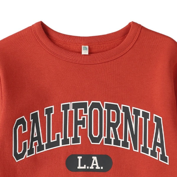 西松屋 ELFINDOLL 裏起毛カレッジプリントトレーナー 正規品