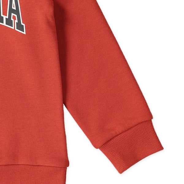 西松屋 ELFINDOLL 裏起毛カレッジプリントトレーナー 正規品