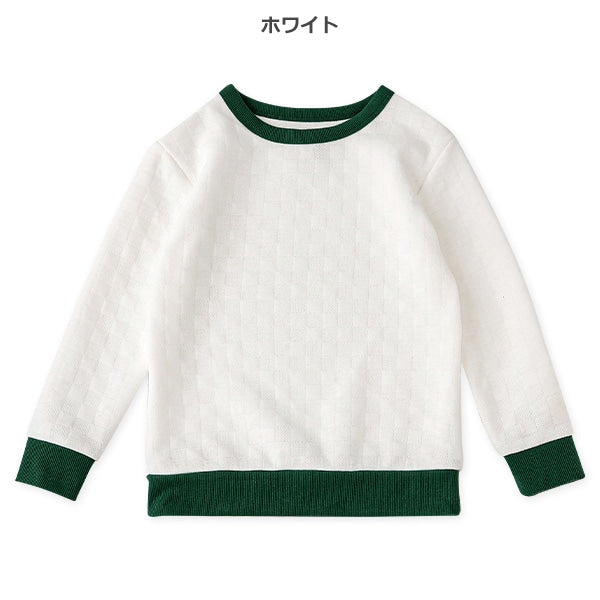 西松屋 ELFINDOLL CLASSIC キルトリブ配色トレーナー 正規品