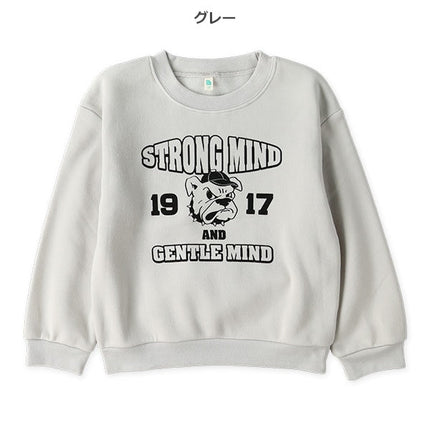 西松屋 ELFINDOLL 裏起毛アメカジ柄コミックトレーナー 正規品