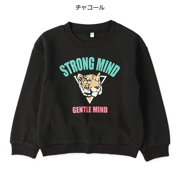 西松屋 ELFINDOLL 裏起毛アメカジ柄コミックトレーナー 正規品