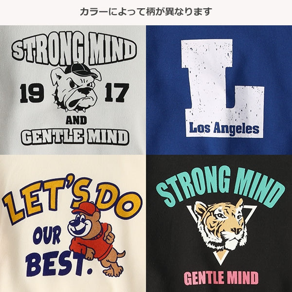 西松屋 ELFINDOLL 裏起毛アメカジ柄コミックトレーナー 正規品