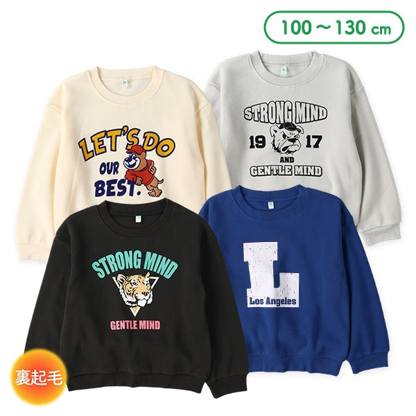 西松屋 ELFINDOLL 裏起毛アメカジ柄コミックトレーナー 正規品