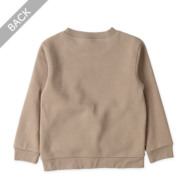 西松屋 ELFINDOLL 裏起毛くま刺繍トレーナー 正規品