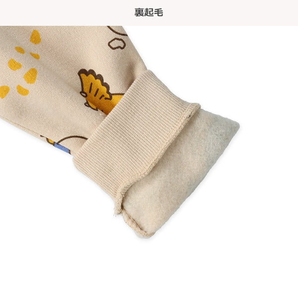 西松屋 ELFINDOLL 裏起毛恐竜柄トレーナー 正規品