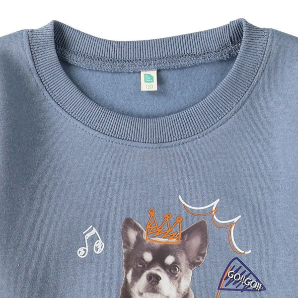 西松屋 ELFINDOLL 裏起毛アニマル転写トレーナー 正規品